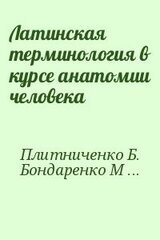 Латинская терминология в курсе анатомии человека