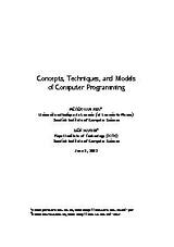 Concepts, Techniques, and Models of Computer Programming