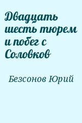 Двадцать шесть тюрем и побег с Соловков скачать