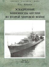 Эскадренные миноносцы Англии во второй мировой войне. Часть I