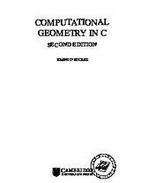 Computational Geometry in C, 2nd Edition